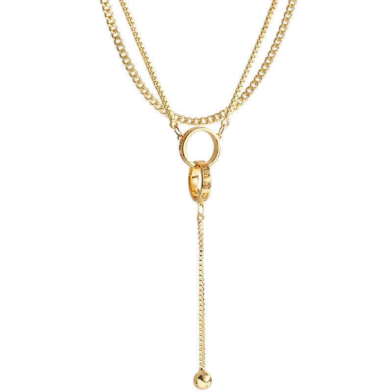 Pendant Necklaces Recommend Berserk Jewelry High Quality Style Double Layer Long Titanium Steel Female's Necklace Bridal For Girls
Pendant Necklaces Recommend Berserk Jewelry High Quality Style Double Layer Long Titanium Steel Female's Necklace Bridal For Girls