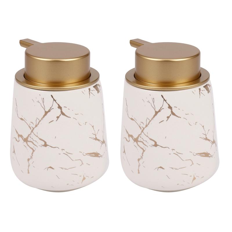 Storage Bottles & Jars 2X Imitate Marble Ceramic Hand Soap Dispenser,Portable Refillable Liquid Shampoo&Lotion Jar,400Ml,White
Storage Bottles & Jars 2X Imitate Marble Ceramic Hand Soap Dispenser,Portable Refillable Liquid Shampoo&Lotion Jar,400Ml,White