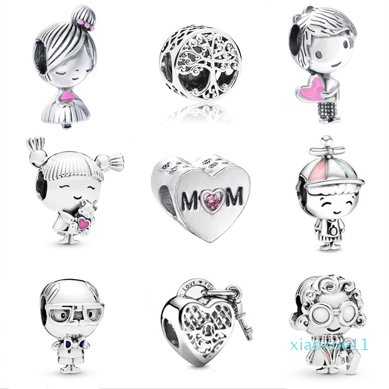 luxury- Cute Boy and Girl Silver Bead Tree Lock Heart Beads fit Original Pandora Charms Bracelet DIY Women Jewelry
luxury- Cute Boy and Girl Silver Bead Tree Lock Heart Beads fit Original Pandora Charms Bracelet DIY Women Jewelry