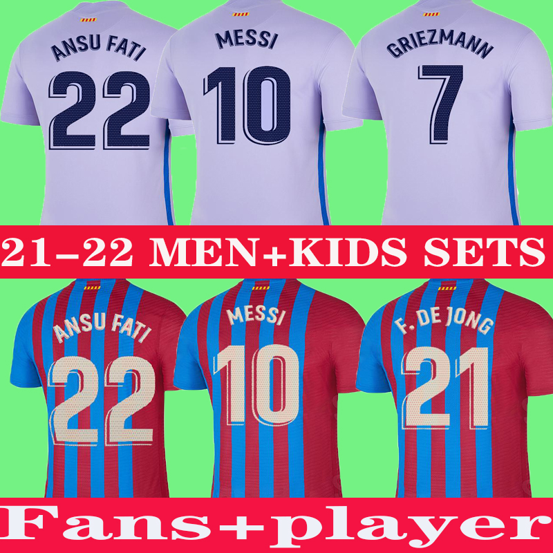 21 22 Barcelona soccer jerseys 2021 2022 PEDRI MESSI ANSU FATI camiseta futbol DE JONG KUN AGUERO Maillots foot top thailand football shirt, Kids
21 22 Barcelona soccer jerseys 2021 2022 PEDRI MESSI ANSU FATI camiseta futbol DE JONG KUN AGUERO Maillots foot top thailand football shirt, Kids