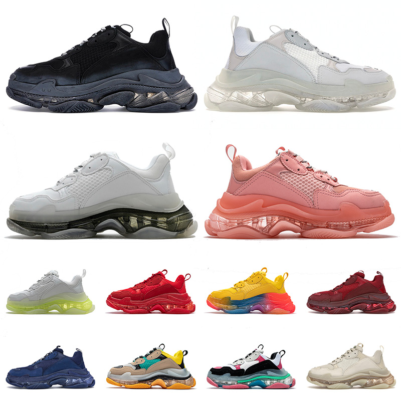 Wholesale 2021 Flat Running Shoes 17FW Paris Platform Triple for mens women Crystal Clear Sole Designer Luxurys Vintage Dad Trainers Sneakers EUR 36-45, B5 clear sole neon green 36-45
Wholesale 2021 Flat Running Shoes 17FW Paris Platform Triple for mens women Crystal Clear Sole Designer Luxurys Vintage Dad Trainers Sneakers EUR 36-45, B5 clear sole neon green 36-45