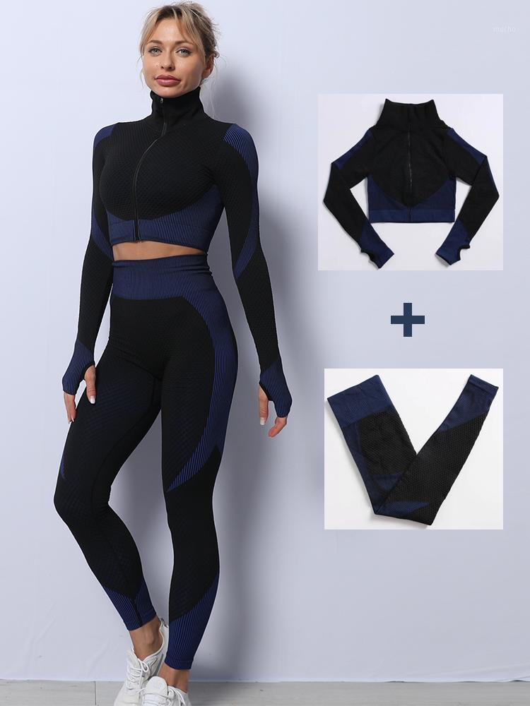 Yoga Outfit 2 Piece/ Set Women' Seamless Workout Outfits Long Sleeve Crop Top High Waist Legging Sets Front Zip Sport Wear Gym Clothes, Pink shirt set
Yoga Outfit 2 Piece/ Set Women' Seamless Workout Outfits Long Sleeve Crop Top High Waist Legging Sets Front Zip Sport Wear Gym Clothes, Pink shirt set