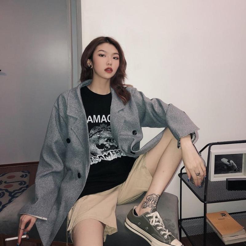Women's Suits & Blazers Black Small Suit British Style Fashion Net Hong Kong Version Of Relaxed Retro Leisure COAT In The Summer 2
Women's Suits & Blazers Black Small Suit British Style Fashion Net Hong Kong Version Of Relaxed Retro Leisure COAT In The Summer 2