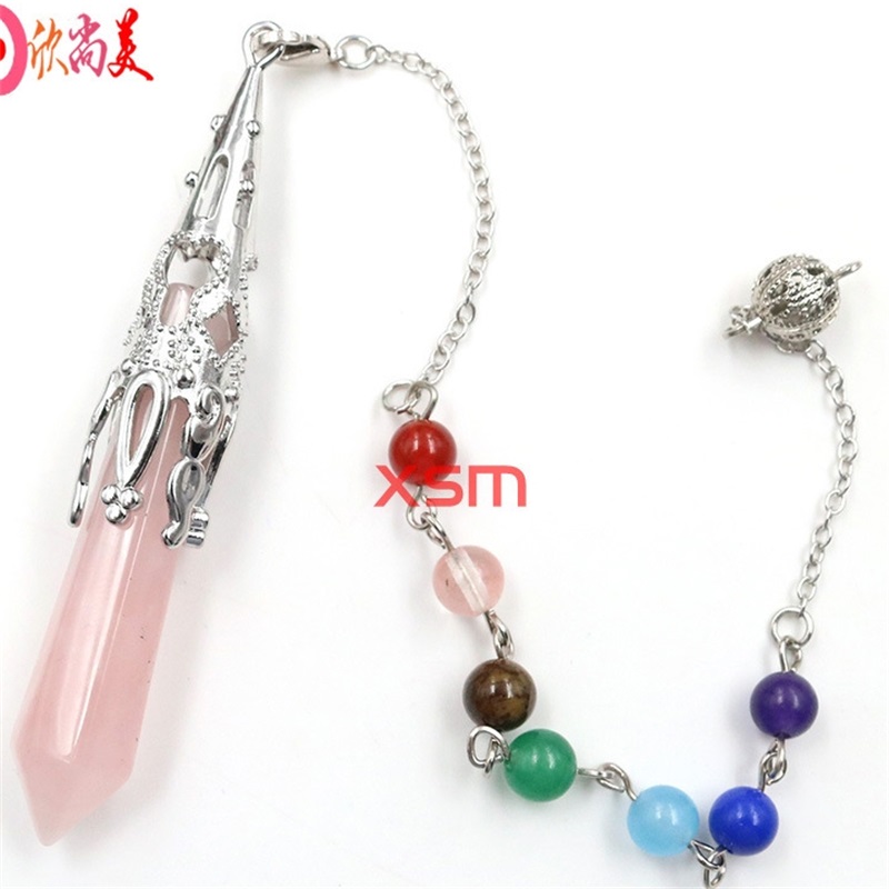 Men Women Natural Healing Gem Stone Jewelry Reiki Pyramid Hexagonal Pendulum Chakra Chain Healing Crystals Pendant Amulet Wicca 1872 Q2, Silver
Men Women Natural Healing Gem Stone Jewelry Reiki Pyramid Hexagonal Pendulum Chakra Chain Healing Crystals Pendant Amulet Wicca 1872 Q2, Silver