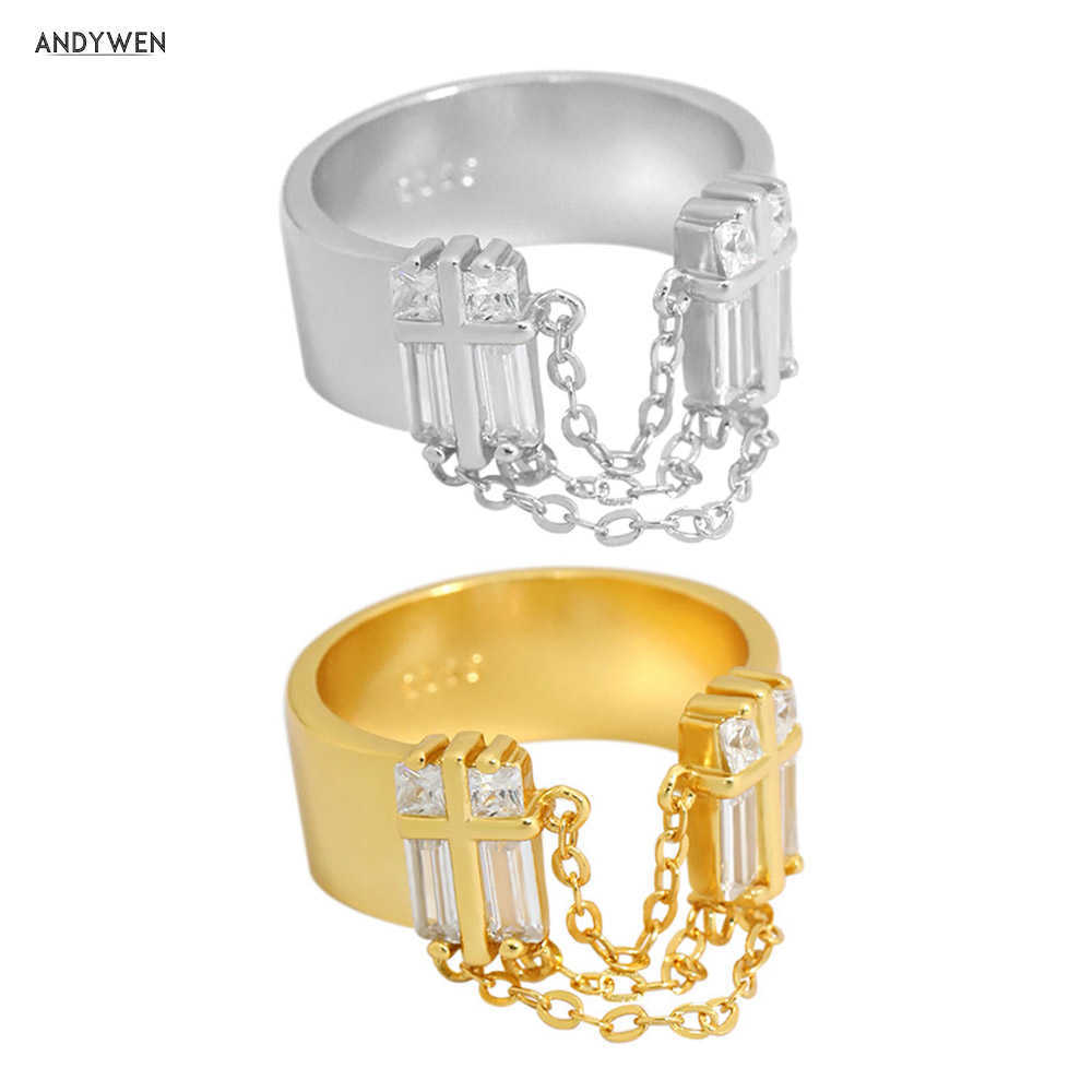 ANDYWEN 925 Sterling Silver Large Zircon Chain Resizable Rings Women Fashion Luxury Crystal CZ Party Round Jewels 210608
ANDYWEN 925 Sterling Silver Large Zircon Chain Resizable Rings Women Fashion Luxury Crystal CZ Party Round Jewels 210608