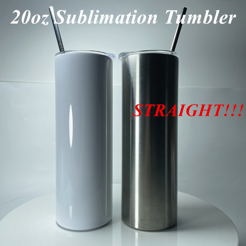 Blank Sublimation Tumbler 20oz STRAIGHT skinny tumbler Straight Cups Stainless Steel slim Insulated Tumbler Beer Coffee Mugs Rubber bottom, Metal straws(26.5cm)
Blank Sublimation Tumbler 20oz STRAIGHT skinny tumbler Straight Cups Stainless Steel slim Insulated Tumbler Beer Coffee Mugs Rubber bottom, Metal straws(26.5cm)