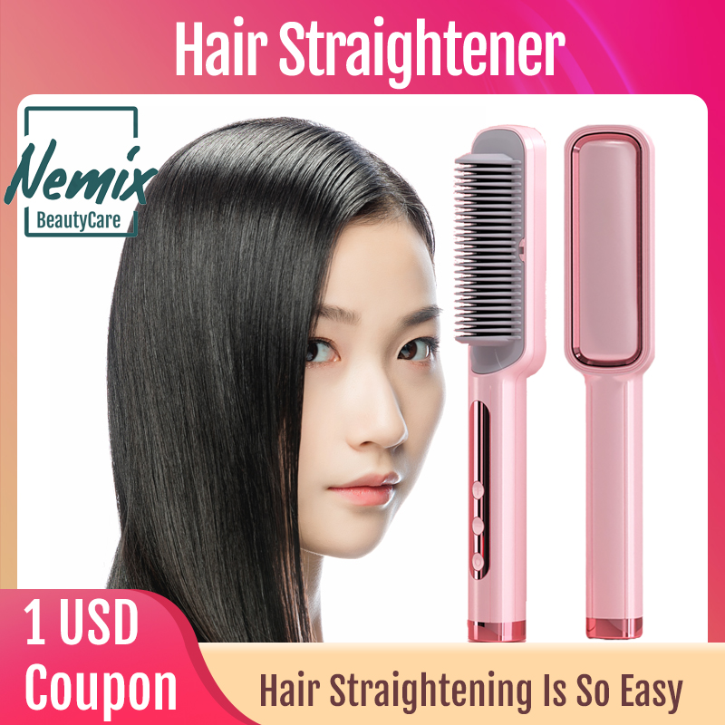 Professional Hair Straightener Heating Comb Straightening Iron Hot Brush Straighteners 2021 New Fashion Design
Professional Hair Straightener Heating Comb Straightening Iron Hot Brush Straighteners 2021 New Fashion Design