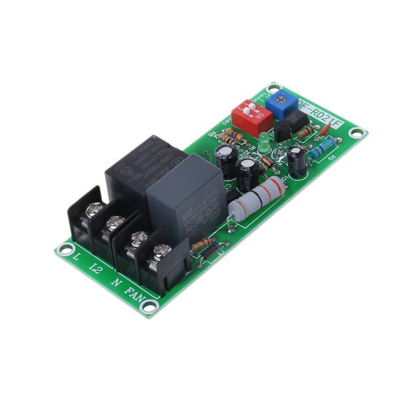 AC100V-220V Adjustable Timer Steurrelais Module Turn Off Delay Switch Board For Ventilator