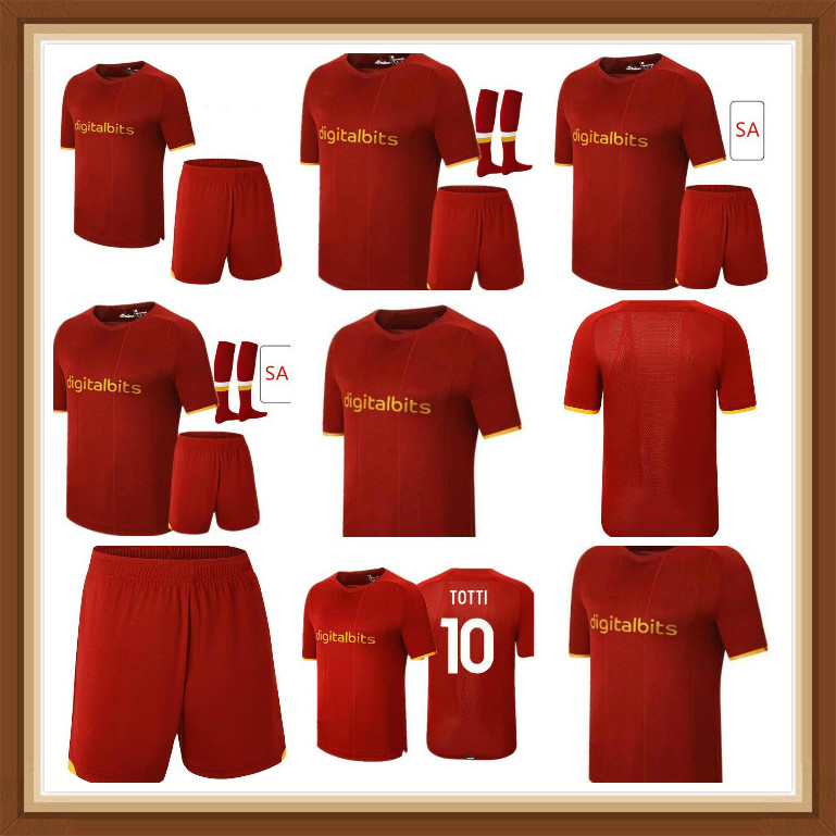 Thai MANCINI VERETOUT B. MAYORAL 2021 TOTTI DE ROSSI soccer jerseys DZEKO 2022 football shirts men kids kits socks, Multi
Thai MANCINI VERETOUT B. MAYORAL 2021 TOTTI DE ROSSI soccer jerseys DZEKO 2022 football shirts men kids kits socks, Multi