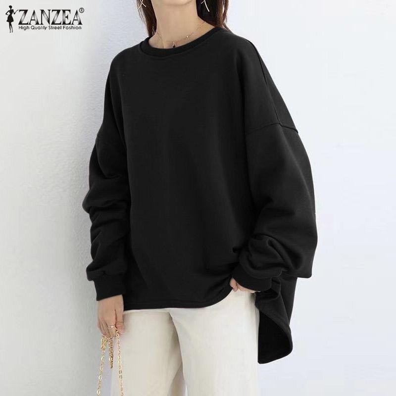 Women's Hoodies & Sweatshirts 2021 Casual Harajuku Women ZANZEA Solid Long Sleeve Pullovers Oversized Spring Autumn Loose Split Tops, Black
Women's Hoodies & Sweatshirts 2021 Casual Harajuku Women ZANZEA Solid Long Sleeve Pullovers Oversized Spring Autumn Loose Split Tops, Black