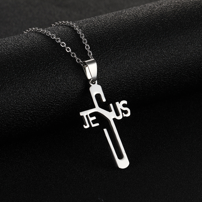 Hip Hop Jesus Cross Necklace pendant Stainless steel 18k gold Necklaces for women men fashion jewelry will and sandy
Hip Hop Jesus Cross Necklace pendant Stainless steel 18k gold Necklaces for women men fashion jewelry will and sandy