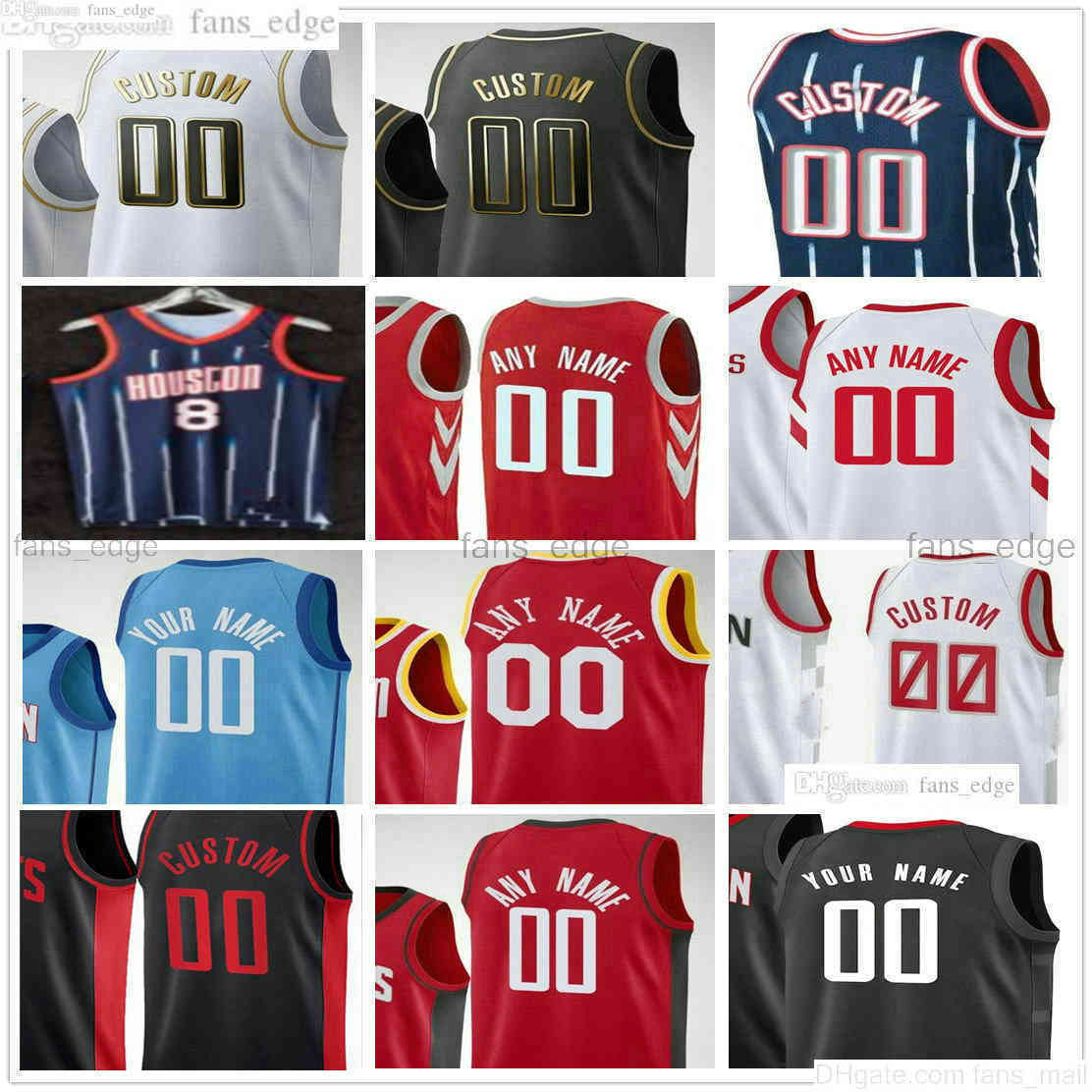 2021 City 75th 2022 Edition Custom Printed's Houston's Rockets's Jalen 0 Green 28 Alperen Sengun Men's Nba's Woman, Black;red
2021 City 75th 2022 Edition Custom Printed's Houston's Rockets's Jalen 0 Green 28 Alperen Sengun Men's Nba's Woman, Black;red