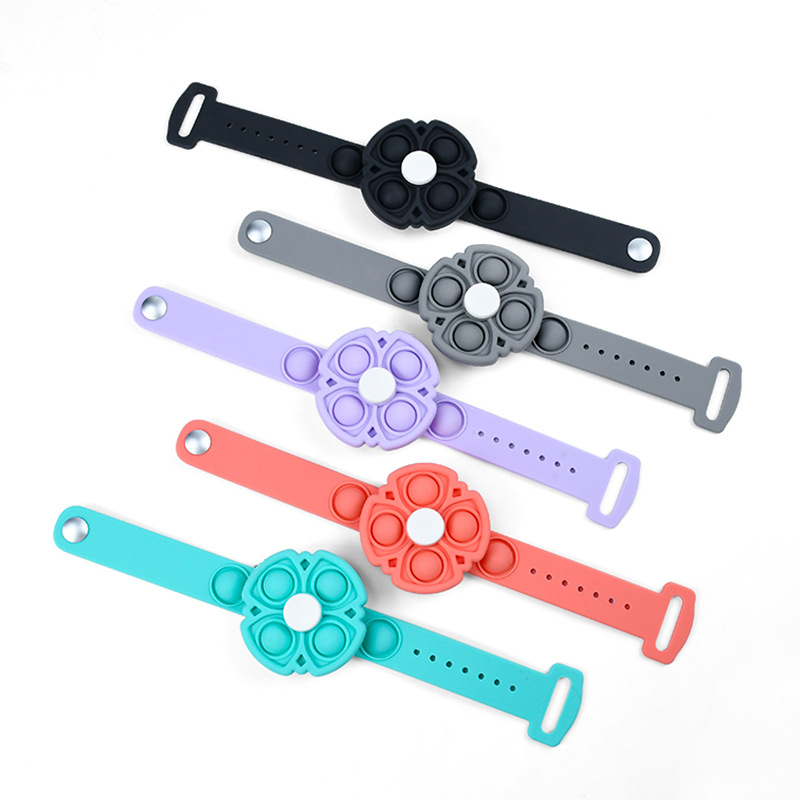 Pop Fidget Toys Rotating Wrist Strap Bracelet Push It Bubble Popper Stress Reliever Adult Children Decompression Sensory Toy Multicolors
Pop Fidget Toys Rotating Wrist Strap Bracelet Push It Bubble Popper Stress Reliever Adult Children Decompression Sensory Toy Multicolors