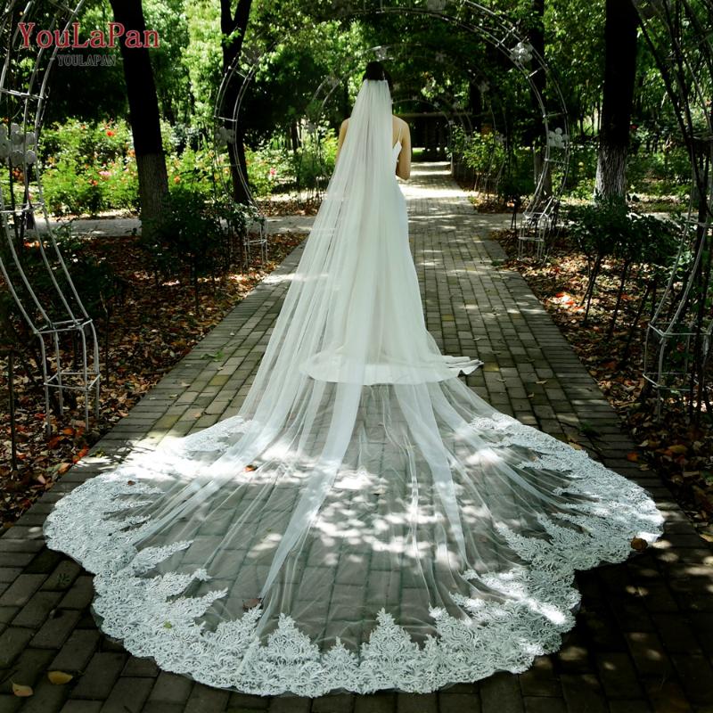 Bridal Veils YouLaPan V92 Wedding Luxury Long Lace Hijab Veil Cathedral Scalloped Edged Latest, White
Bridal Veils YouLaPan V92 Wedding Luxury Long Lace Hijab Veil Cathedral Scalloped Edged Latest, White