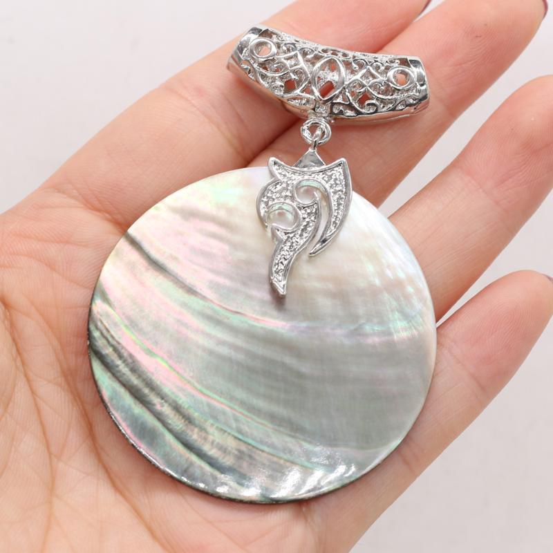 Charms Natural Mother Pearl Shell Pendants For Women Gifts Jewelry Making DIY Accessories Fit Necklaces Earring Size 50x50mm, Bronze;silver
Charms Natural Mother Pearl Shell Pendants For Women Gifts Jewelry Making DIY Accessories Fit Necklaces Earring Size 50x50mm, Bronze;silver