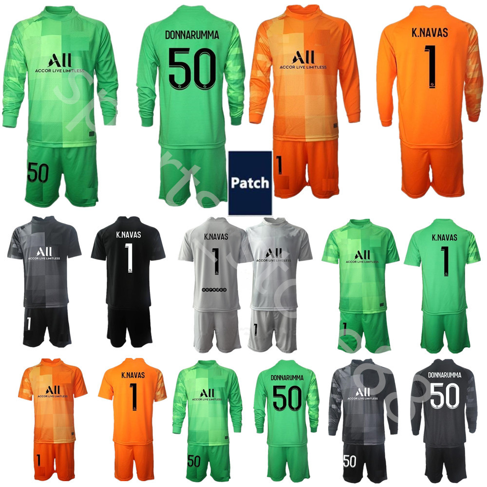 21 22 adult Men kits Youth boys Germain Long Sleeve Soccer jerseys GK 2021 2022 Goalkeeper 1 Keylor Navas Jersey 50 Gianluigi Donnarumma Kids kit Football Shirt, Colour 8
21 22 adult Men kits Youth boys Germain Long Sleeve Soccer jerseys GK 2021 2022 Goalkeeper 1 Keylor Navas Jersey 50 Gianluigi Donnarumma Kids kit Football Shirt, Colour 8