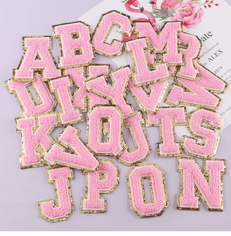 1piece Sewing Notions Pink Towel Patches Sew Iron On Alphabet Letter For Cloth Embroidery Appliques Clothing Garment Accessories Badges
1piece Sewing Notions Pink Towel Patches Sew Iron On Alphabet Letter For Cloth Embroidery Appliques Clothing Garment Accessories Badges