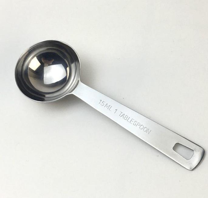 2021 stainless steel measuring spoon cup tea spoon 5ml 15ml tablespoon coffee scoops tools kitchen scales gadgets cooking baking tools