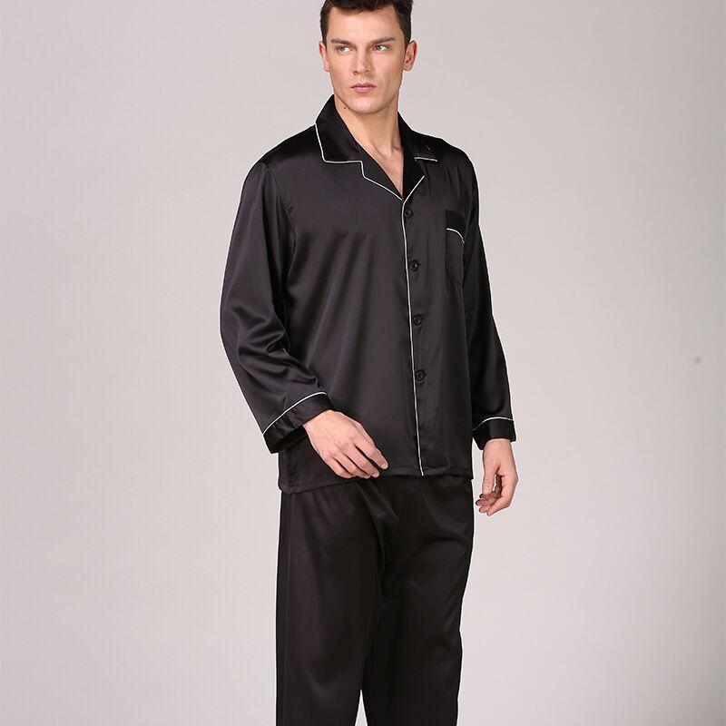 Men's Sleepwear Stain Silk Pajama Set Men Pajamas Satin Nightwear Pijama Masculino Plus Size Homewear Pyjamas Homme 3XL, Red
Men's Sleepwear Stain Silk Pajama Set Men Pajamas Satin Nightwear Pijama Masculino Plus Size Homewear Pyjamas Homme 3XL, Red