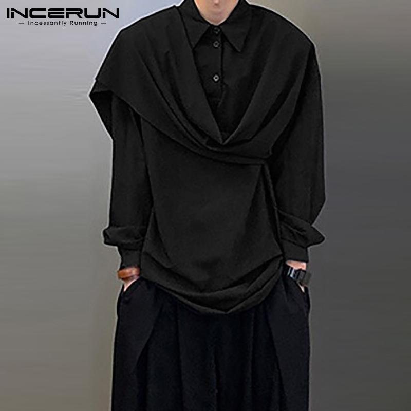 Men's Casual Shirts Handsome Well Fitting Blouse Loose Comeforable Front Collar Fake Two-piece Long-sleeved Shirt S-5XL INCERUN Tops 2021, White;black
Men's Casual Shirts Handsome Well Fitting Blouse Loose Comeforable Front Collar Fake Two-piece Long-sleeved Shirt S-5XL INCERUN Tops 2021, White;black