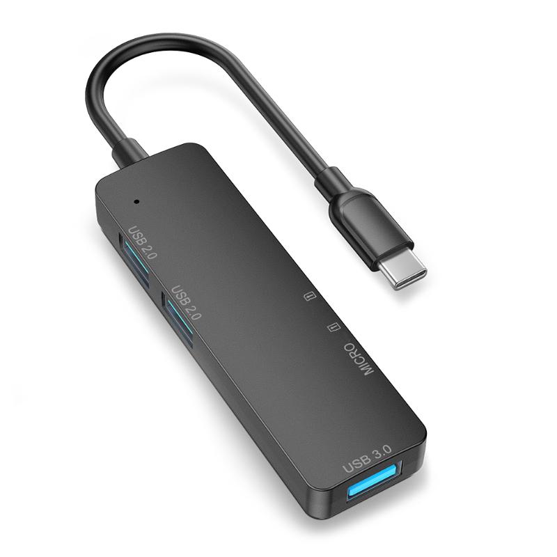 Hubs USB HUB 3.0/USB2.0/Type C/SD Card/TF Card 5 Port Multi Splitter Adapter High Speed 5Gbps For PC Computer Accessories