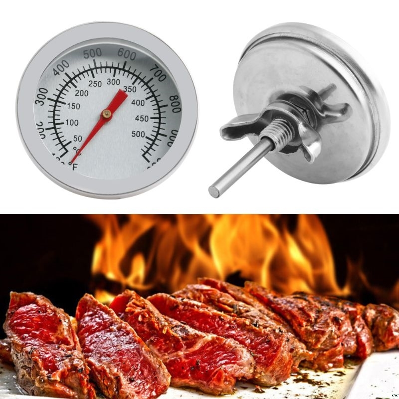 Fashion Rvs Bbq Barbecue Roker Grill Thermometer Temperature meters