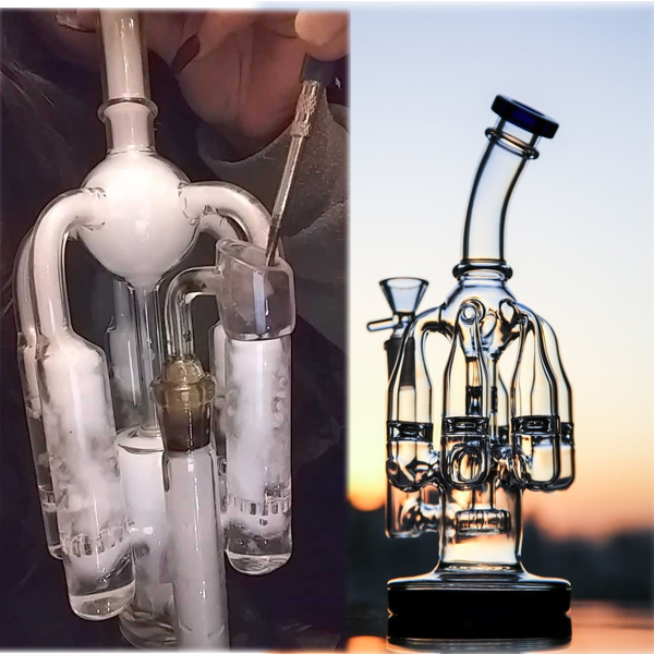 9.5inchs Recycler Dab Rigs Hookahs Thick Glass Water Bongs Gravity Bong Bubbler Smoking Accessory Waterpipes with 14mm bowl
9.5inchs Recycler Dab Rigs Hookahs Thick Glass Water Bongs Gravity Bong Bubbler Smoking Accessory Waterpipes with 14mm bowl