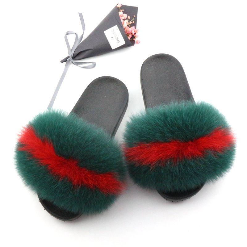 Slippers Wearing Fur Shoes Female Fashion Candy Color Beef Tendon Bottom With A Word Women, Black
Slippers Wearing Fur Shoes Female Fashion Candy Color Beef Tendon Bottom With A Word Women, Black