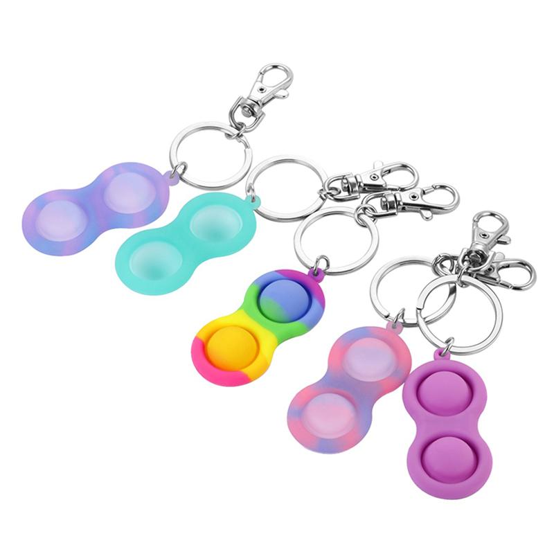 Silicone Fidget Toy Keychain Pendant Desktop Decompression Toys Push Bubble Sensory Novelty Multiplayer Puzzle Game For Adults And Children
Silicone Fidget Toy Keychain Pendant Desktop Decompression Toys Push Bubble Sensory Novelty Multiplayer Puzzle Game For Adults And Children