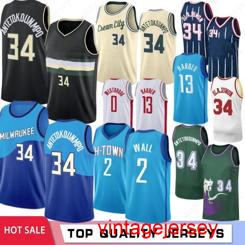Giannis 34 Antetokounmpo Men Jerseys James 13 Harden John 2 Wall Basketball Jersey Hakeem 34 Olajuwon Camisetas de baloncesto
Giannis 34 Antetokounmpo Men Jerseys James 13 Harden John 2 Wall Basketball Jersey Hakeem 34 Olajuwon Camisetas de baloncesto
