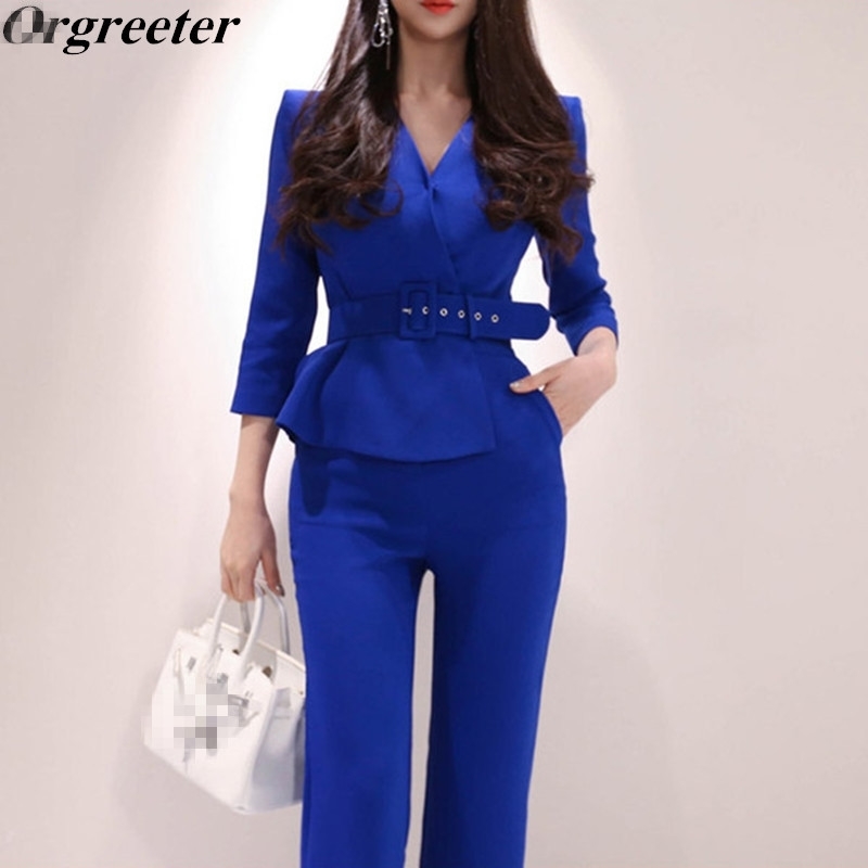 Summer Women Fashion Elegant Blue V-Neck 3/4 Sleeve Office Workwear Casual Jumpsuits Ruffled Romper With Belt Siamese Pants 210525, Beige
Summer Women Fashion Elegant Blue V-Neck 3/4 Sleeve Office Workwear Casual Jumpsuits Ruffled Romper With Belt Siamese Pants 210525, Beige