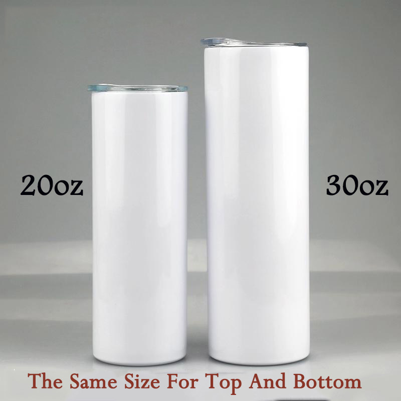 Sublimation Blanks Tumbler 20oz 30oz Stainless Steel Wine Straight Tumblers Insulated Coffee Mug With Straw Birthday Gift F, White
Sublimation Blanks Tumbler 20oz 30oz Stainless Steel Wine Straight Tumblers Insulated Coffee Mug With Straw Birthday Gift F, White