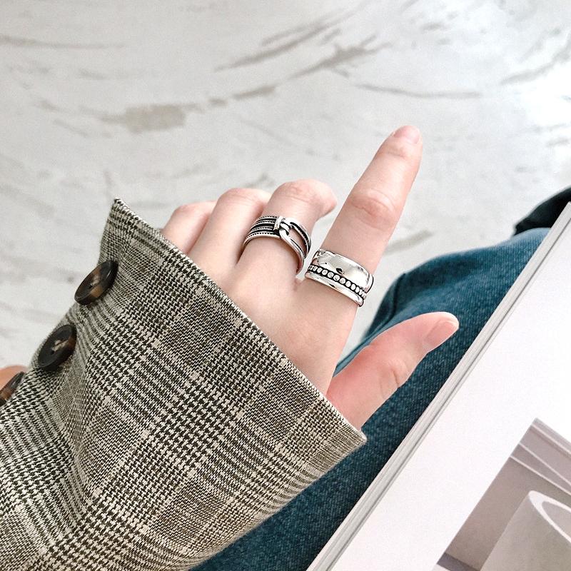 Cluster Rings LouLeur 925 Sterling Silver Wide Vintage Round Bead Glossy High Quality Elegant Open For Women Friendship Jewelry, Golden;silver
Cluster Rings LouLeur 925 Sterling Silver Wide Vintage Round Bead Glossy High Quality Elegant Open For Women Friendship Jewelry, Golden;silver