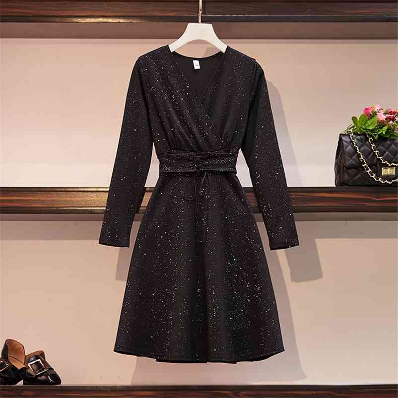 Women Dress Spring Autumn Elegant V Neck Long Sleeves Lace-up Waist A Line Female Casual es A4323 210519, Blue
Women Dress Spring Autumn Elegant V Neck Long Sleeves Lace-up Waist A Line Female Casual es A4323 210519, Blue