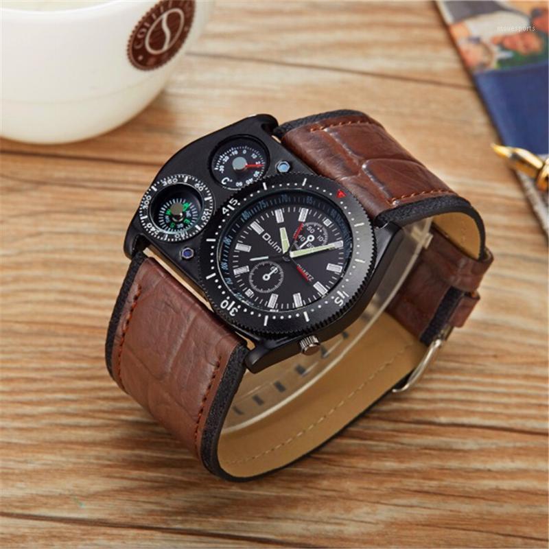 Brand OULM Mens Fashion Sports Watches For Big Wrist Casual Leather Quartz Watct Relogio Masculino Marca Original Esportivo 2021 Wristwatche, Brown
Brand OULM Mens Fashion Sports Watches For Big Wrist Casual Leather Quartz Watct Relogio Masculino Marca Original Esportivo 2021 Wristwatche, Brown