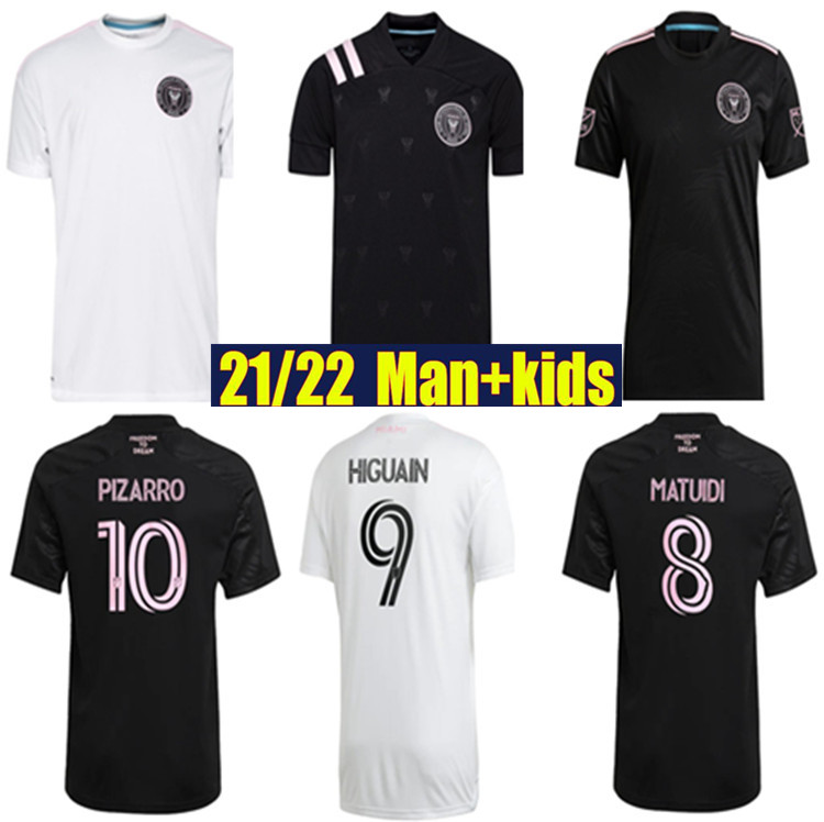 Fans Version 2021 2022 Inter Miami Soccer Jersey BECKHAM MATUIDI HIGUAIN football jerseyS TRAPP PELLEGRINI PIZARRO MAN+ Kids Footbal Shirts