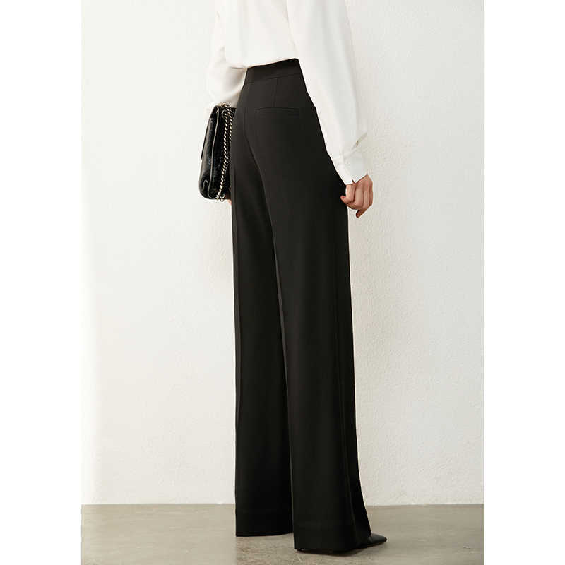 Minimalism Autumn Winter Fashion Women's Pants Causal High Waist Loose Suit OLstyle Female Trousers 12030408 210527