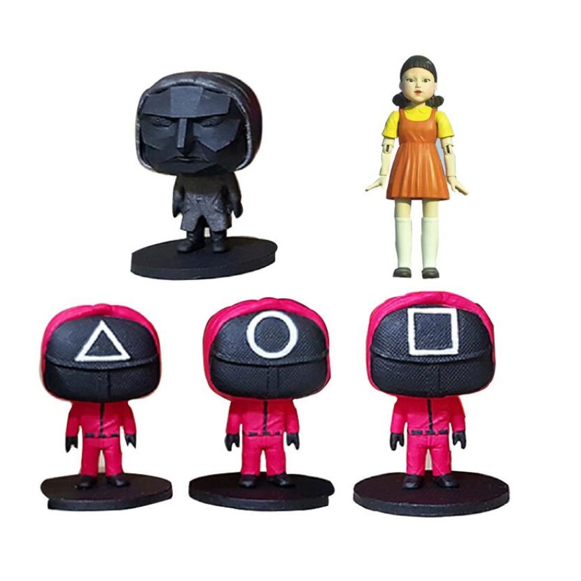 Squid Game Masked Man Garage Kits Novelty Items Round Squire Triangle Handmade Sample Delicate AC Toys GK Masquerade Costume Party Props
Squid Game Masked Man Garage Kits Novelty Items Round Squire Triangle Handmade Sample Delicate AC Toys GK Masquerade Costume Party Props