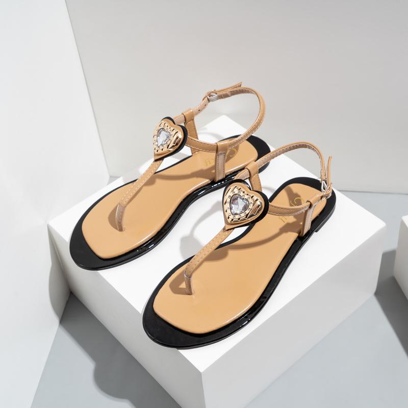 Dress Shoes Summer Women's Sandals Flat Beach Casual Wedge Slippers Big Size Flip Flops Sandalias De Las Mujer, Black 
Dress Shoes Summer Women's Sandals Flat Beach Casual Wedge Slippers Big Size Flip Flops Sandalias De Las Mujer, Black