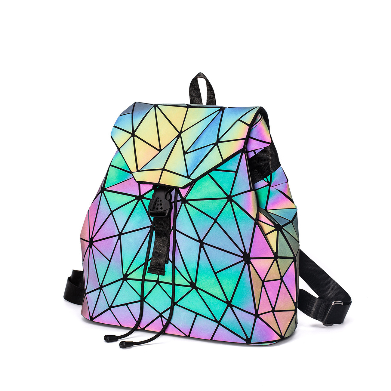 Luxurys Designers Bags 2021 Luminous Backpack Colorful Geometric Backpacks Women's Fashion Folding Bag Rhombic Packs, As picture
Luxurys Designers Bags 2021 Luminous Backpack Colorful Geometric Backpacks Women's Fashion Folding Bag Rhombic Packs, As picture