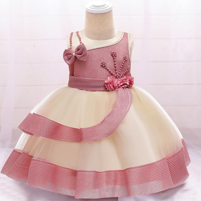 Girl's Dresses Born Baby Girl Summer Dress Infant Beading Ball Gown Girls Princess For 1 Years Birthday, Champagne
Girl's Dresses Born Baby Girl Summer Dress Infant Beading Ball Gown Girls Princess For 1 Years Birthday, Champagne