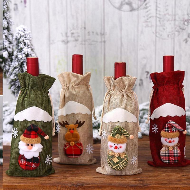 Christmas Decorations Wine Bottle Cover Merry Bag Linen For Home 2021 Xmas Year 2022 Navidad Gifts L2C3
Christmas Decorations Wine Bottle Cover Merry Bag Linen For Home 2021 Xmas Year 2022 Navidad Gifts L2C3