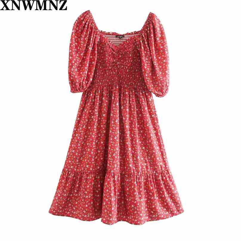 Summer dress Printed red Floral Short-Sleeve Dress Boho women robe woman vestidos de mujer casual 210520
Summer dress Printed red Floral Short-Sleeve Dress Boho women robe woman vestidos de mujer casual 210520