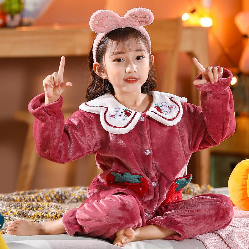 Pajamas 2021 Cartoon Pattern Sleep Clothing Sets Baby Girls Autumn Winter Flannel Pajama Cute Long Sleeve Lapel Tops With Pants, Blue;red
Pajamas 2021 Cartoon Pattern Sleep Clothing Sets Baby Girls Autumn Winter Flannel Pajama Cute Long Sleeve Lapel Tops With Pants, Blue;red