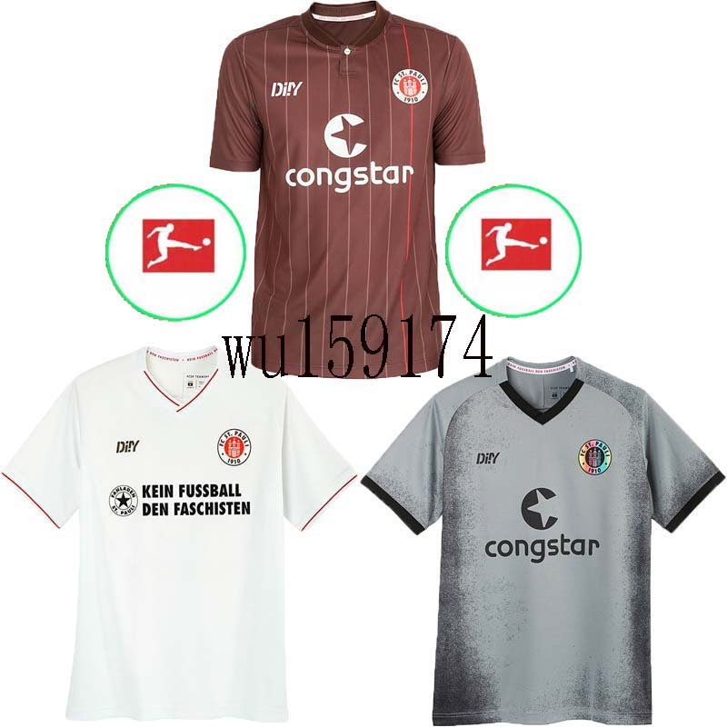 St Pauli soccer JerseyS 21 22 HOME AWAY THIRD Gray red white 2021 2022 Football shirt camiseta de fUtbol
St Pauli soccer JerseyS 21 22 HOME AWAY THIRD Gray red white 2021 2022 Football shirt camiseta de fUtbol
