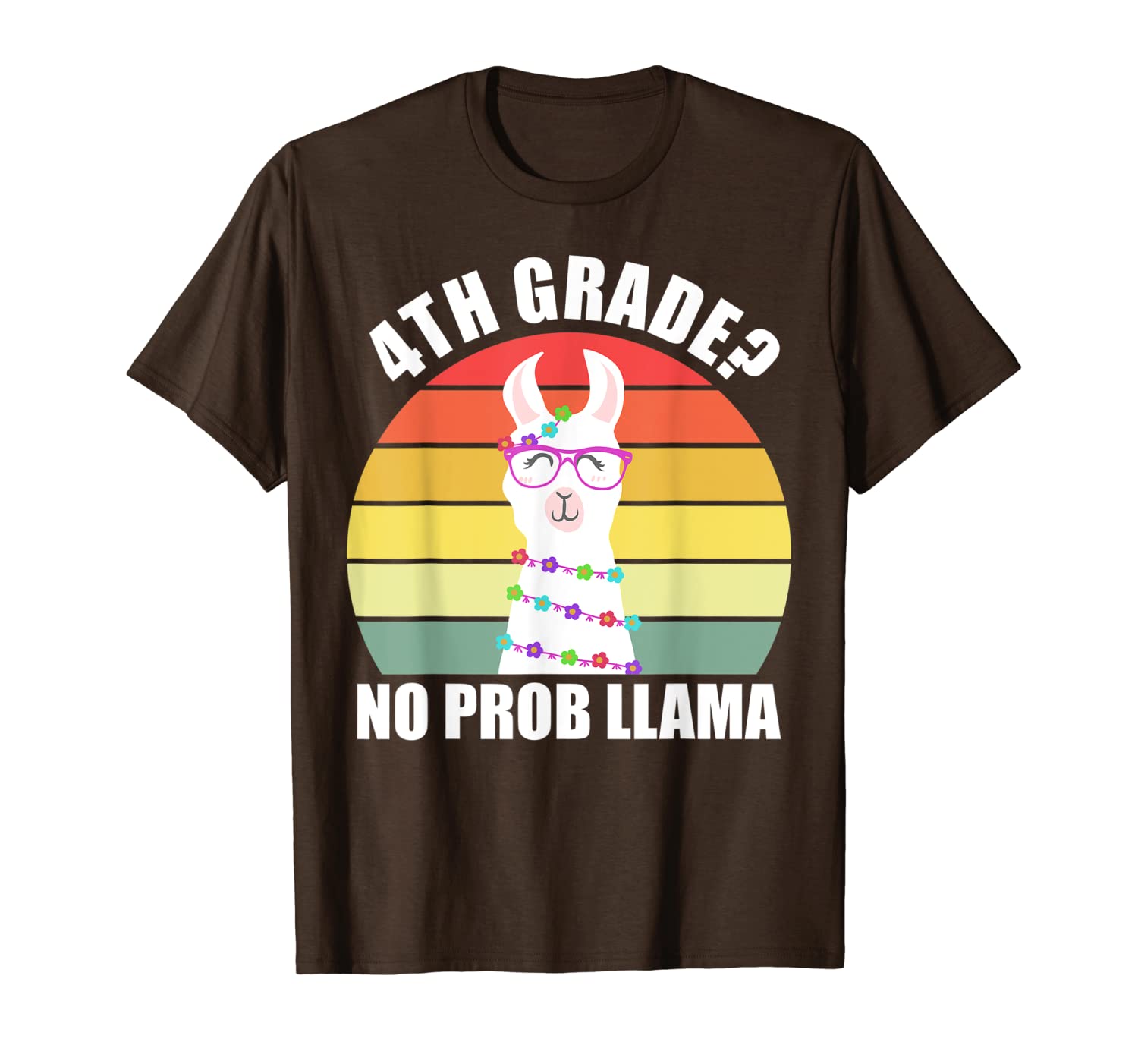 4th grade no prob llama shirt back to school fourth grade t-shirt, White;black
4th grade no prob llama shirt back to school fourth grade t-shirt, White;black