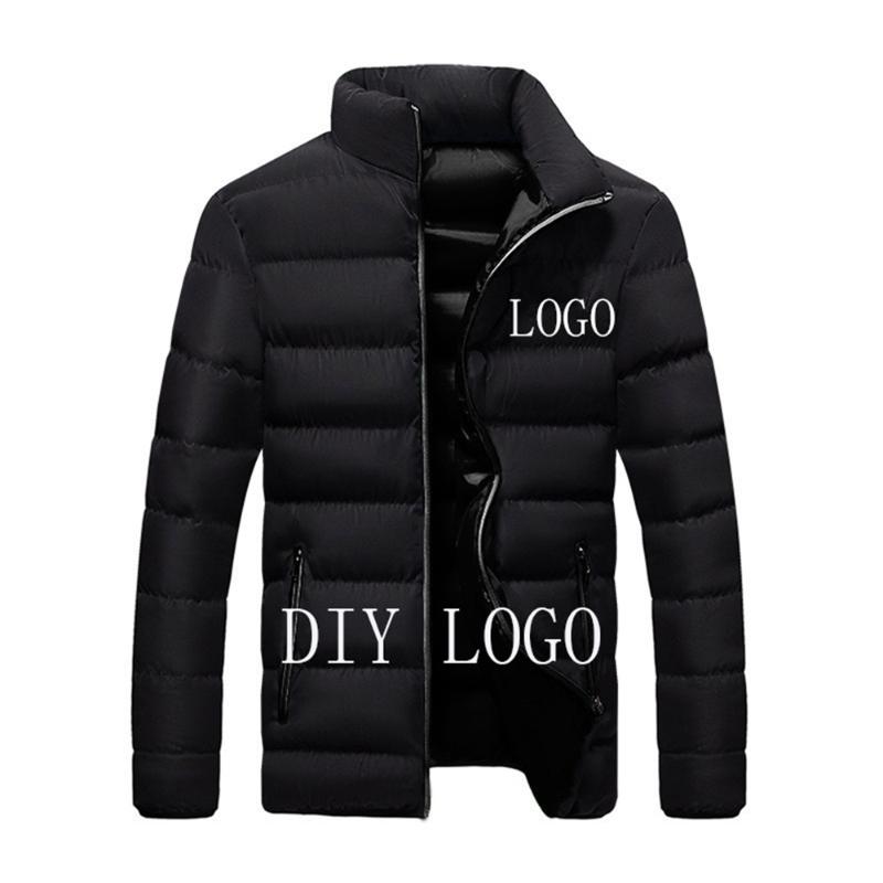 Men's Jackets Winter Custom LOGO Name Baseball Uniform Jacket Casual Thickening