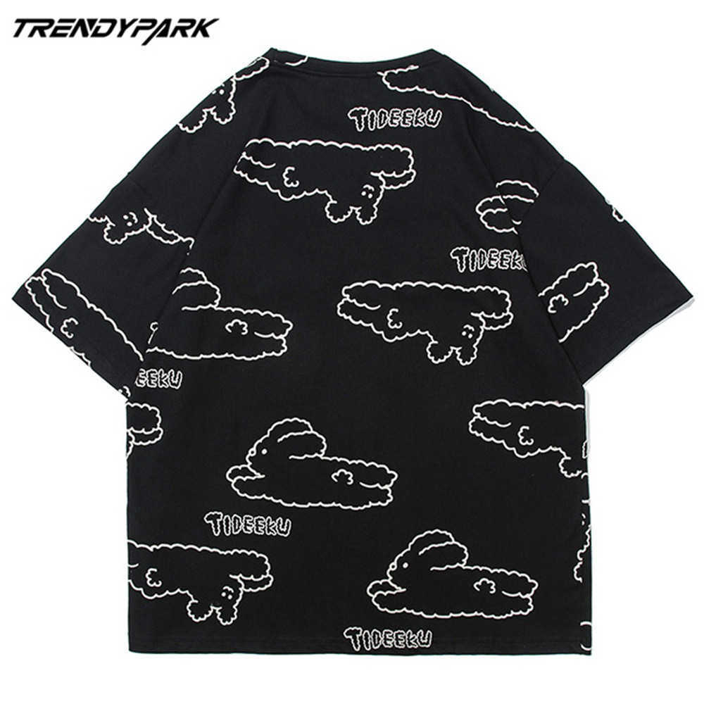 Men's T-shirt Towel Embroidery Letters Short Sleeve Tee Hip Hop Oversized Cotton Casual Harajuku Streetwear Top Tshirts Clothing 210601