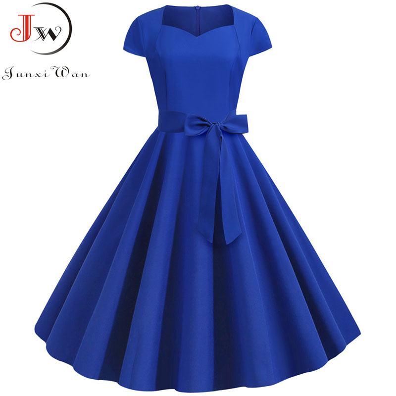 2021summer solid yellow color 50s 60s vintage dress women short sleeve square collar elegant office party midi dresses belt, Black;gray
2021summer solid yellow color 50s 60s vintage dress women short sleeve square collar elegant office party midi dresses belt, Black;gray