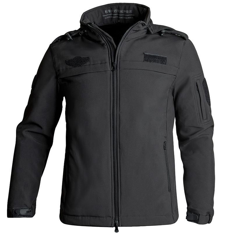 Men's Trench Coats Charge Jacket Soft Shell Tactics In Autumn And Winter Storming Garment Waterproof Security Coat Training Clothes, Tan;black
Men's Trench Coats Charge Jacket Soft Shell Tactics In Autumn And Winter Storming Garment Waterproof Security Coat Training Clothes, Tan;black